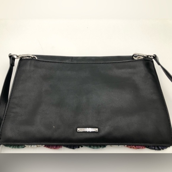 REBECCA MINKOFF Sofia Leather Suede Tasseled Crossbody Bag - Picture 8 of 9